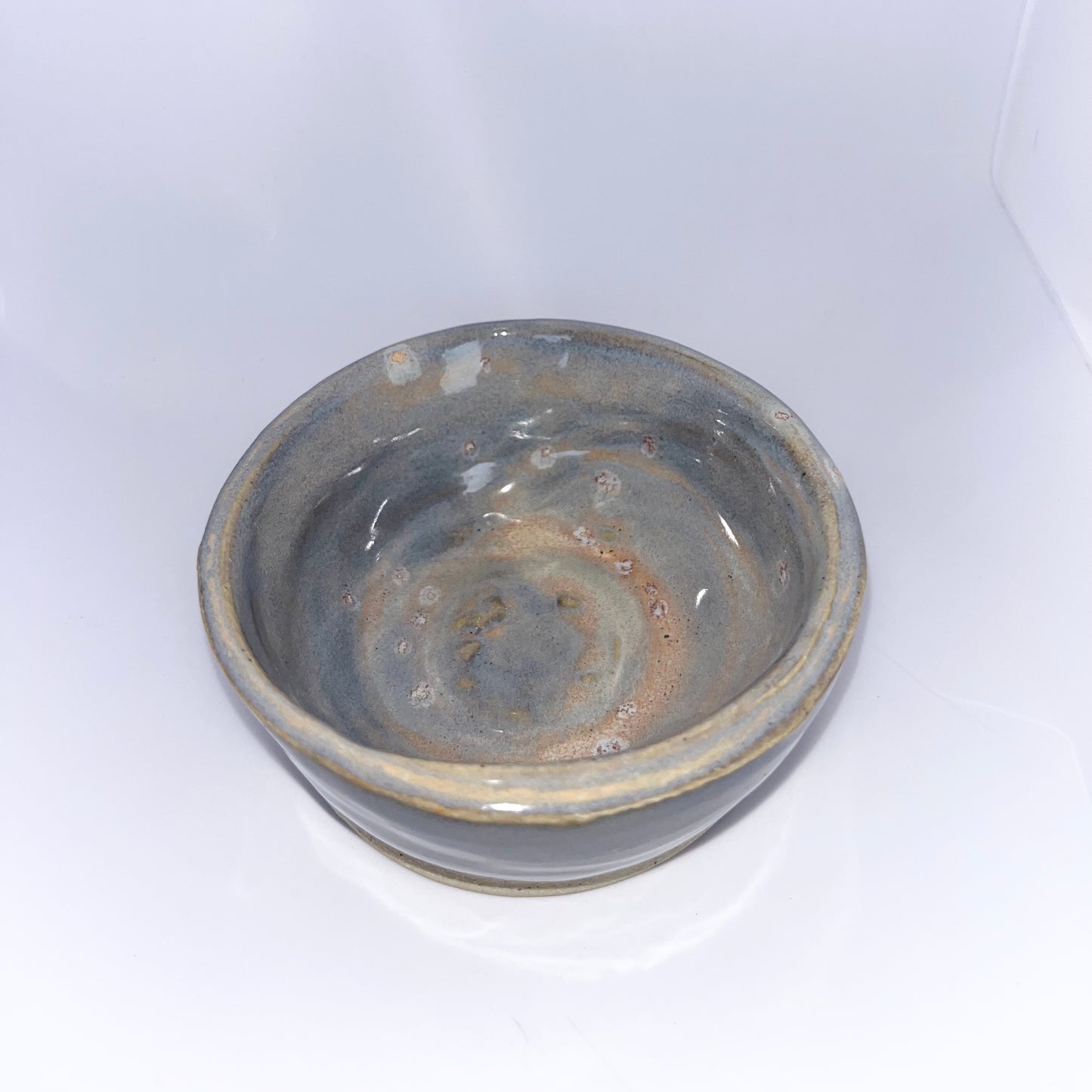 3" Pottery Bowl - Purple
