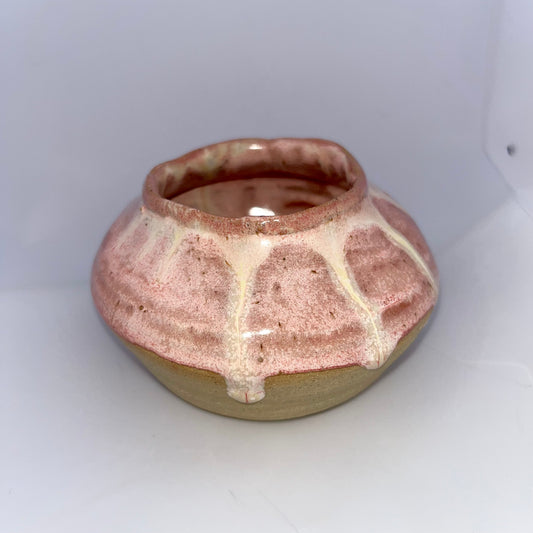 4" Pottery Vase - Pink