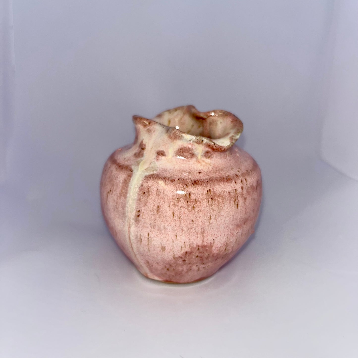 3" Pottery Vase - Pink