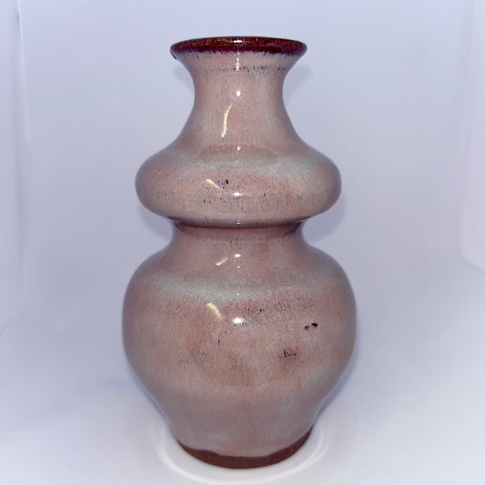 5" Pottery Bubble Vase- Purple
