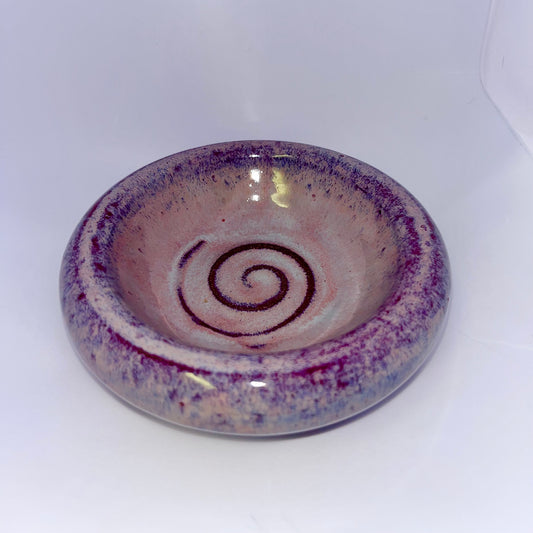 4" Pottery Bubble Bowl - Purple