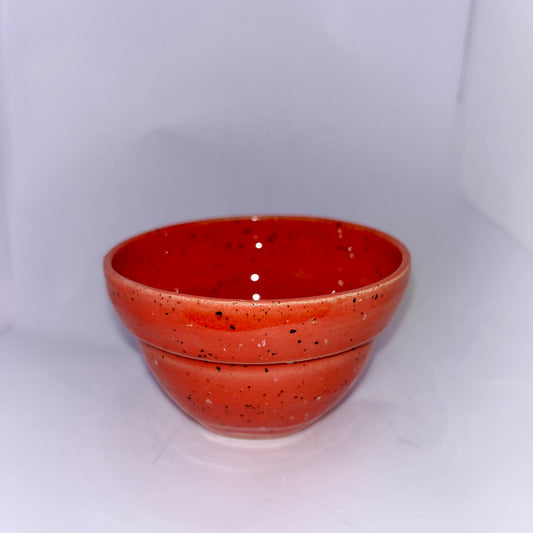 3.5" Pottery Bowl - Red Speckled