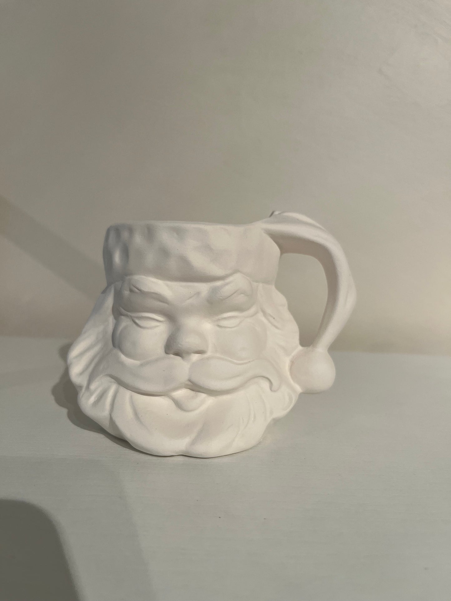 Santa Claus Mug Ceramic Bisque