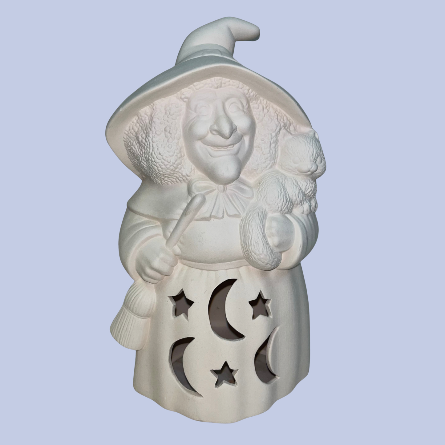 Large Witch Ceramic Bisque