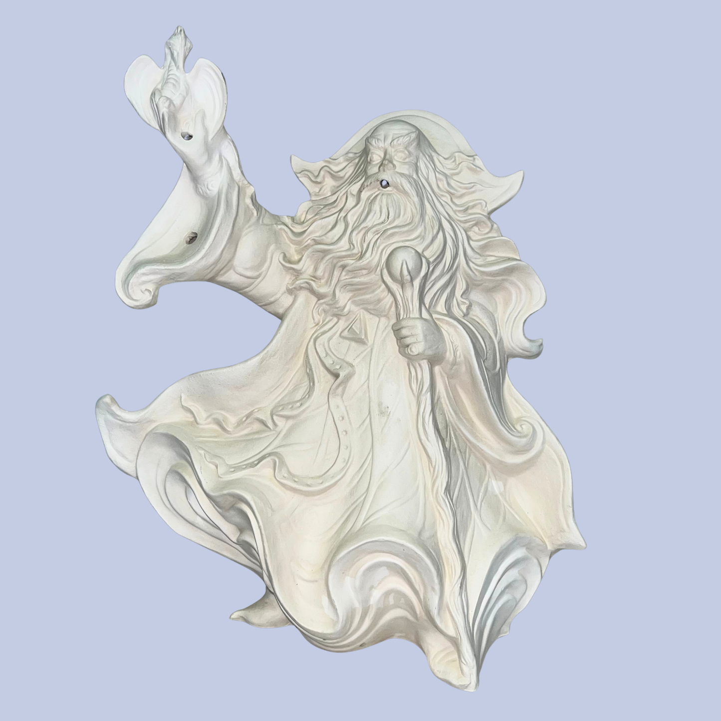 Large Wizard Ceramic Bisque