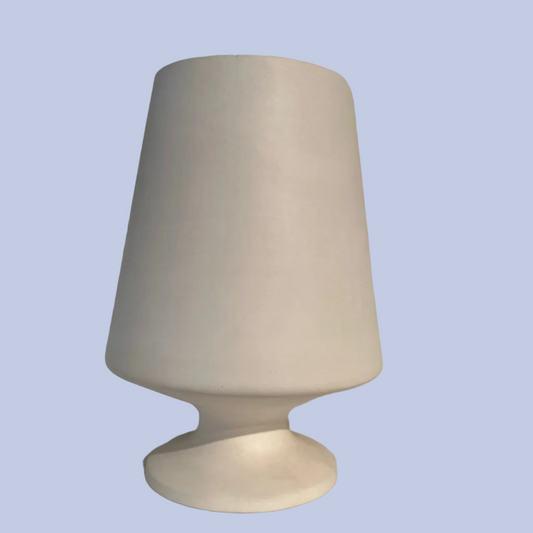 Large Footed Vase Ceramic Bisque