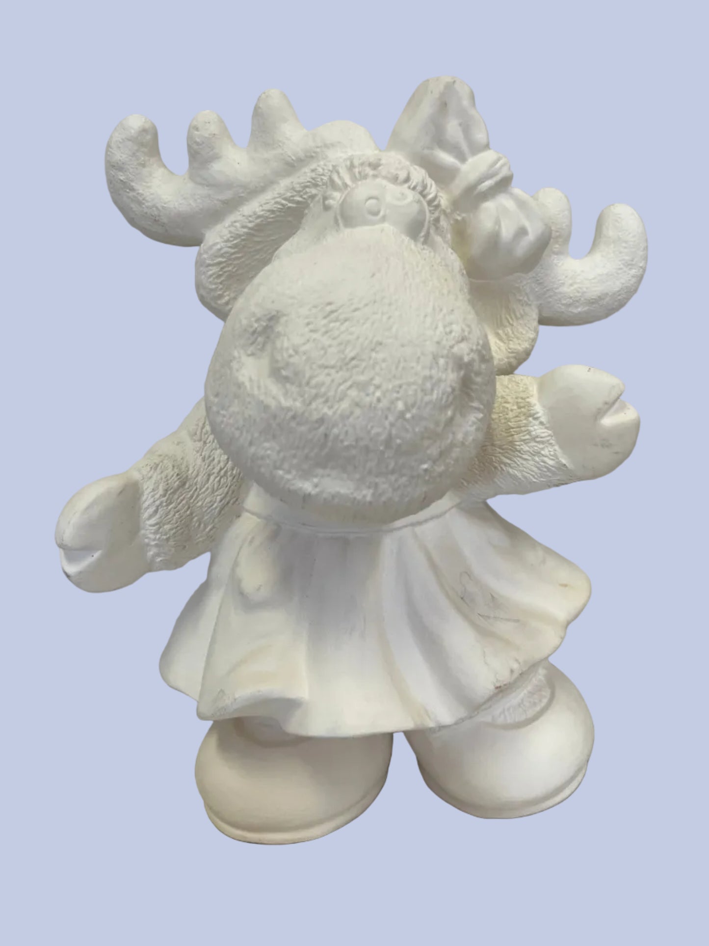 Large Silly Moose Friend Ceramic Bisque