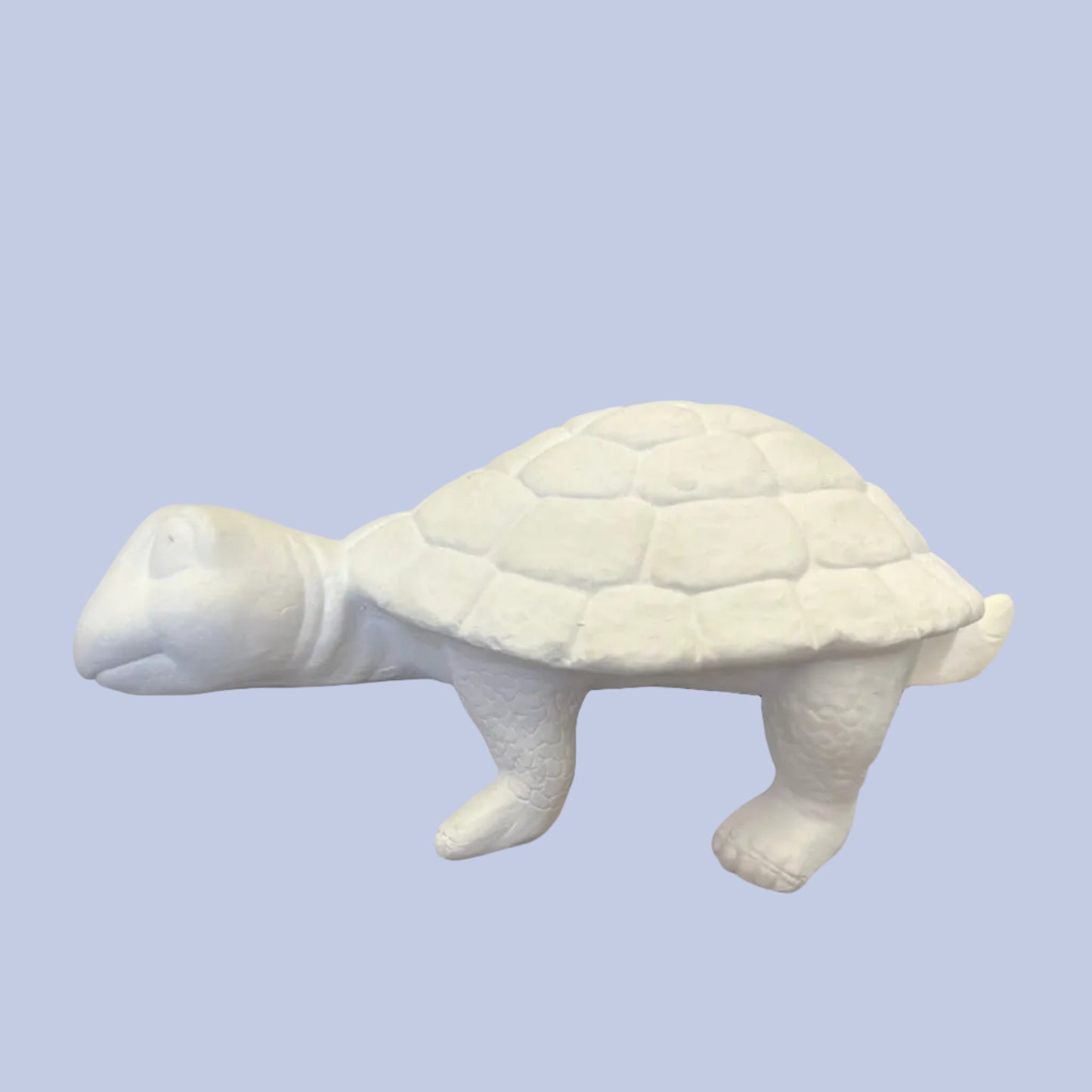 Lounging Turtle Ceramic Bisque