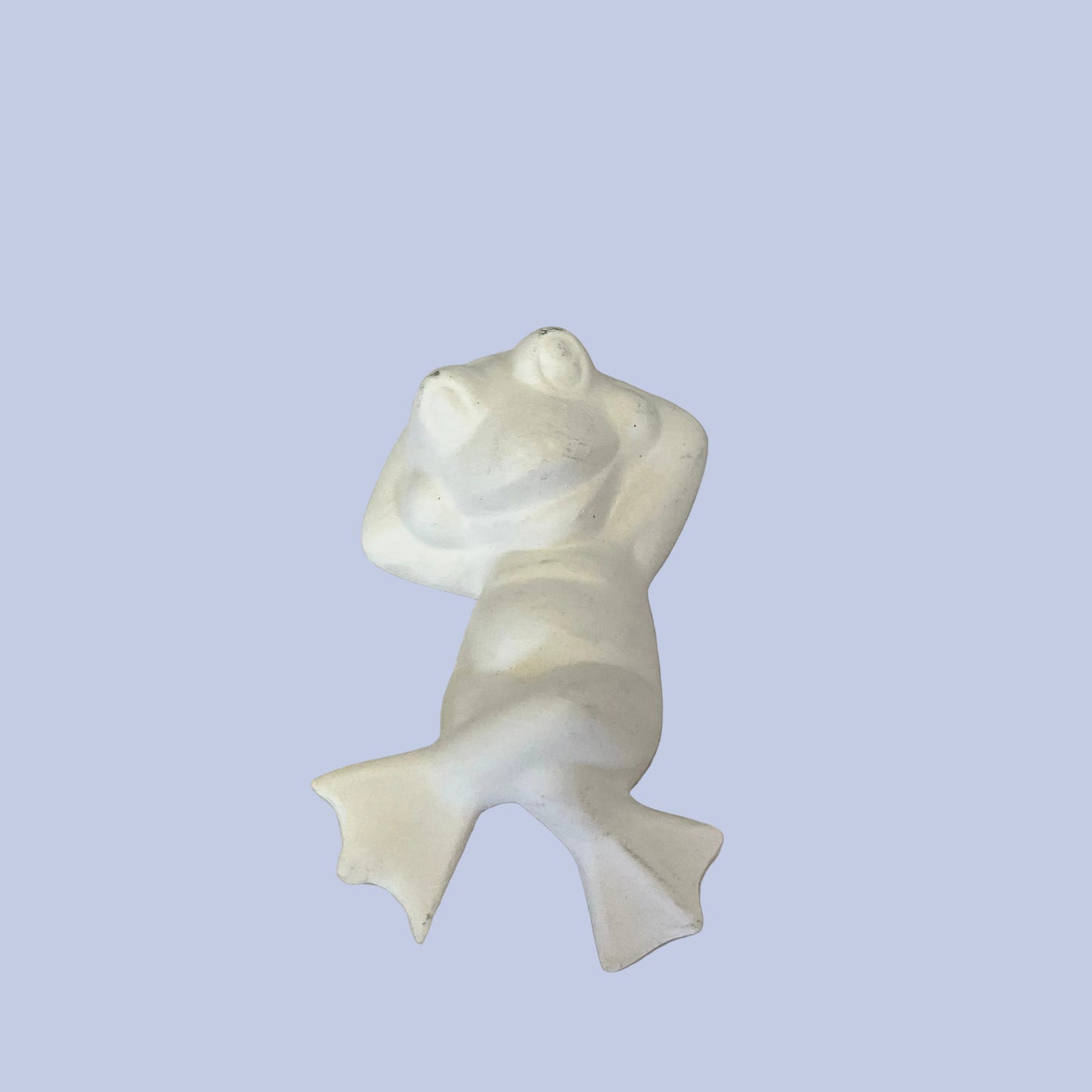 Lounging Frog Friend Ceramic Bisque