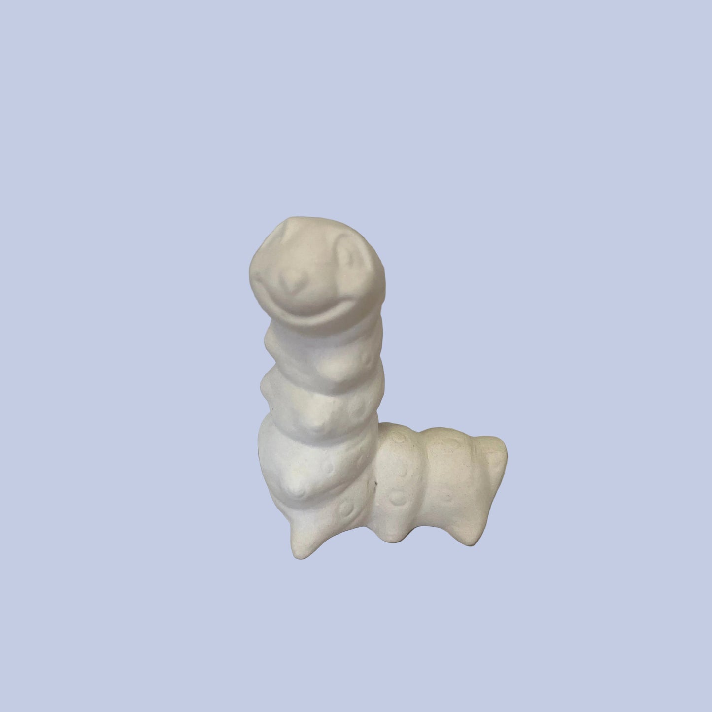 Small Caterpillar Friend Ceramic Bisque