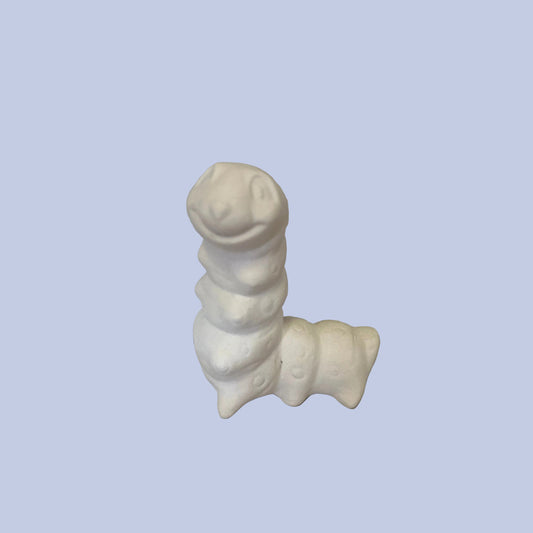 Small Caterpillar Friend Ceramic Bisque