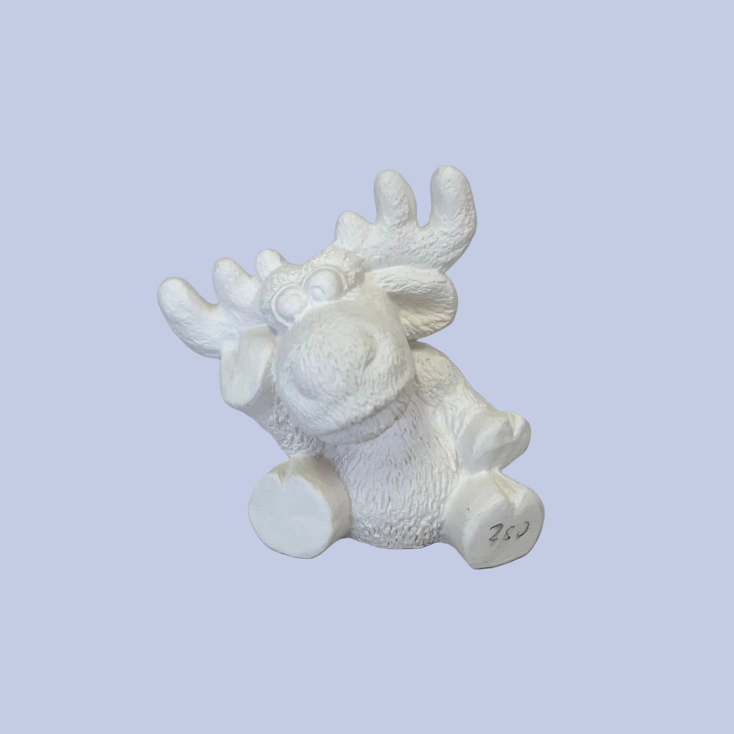 Mini Silly Moose Friend Ceramic Bisque