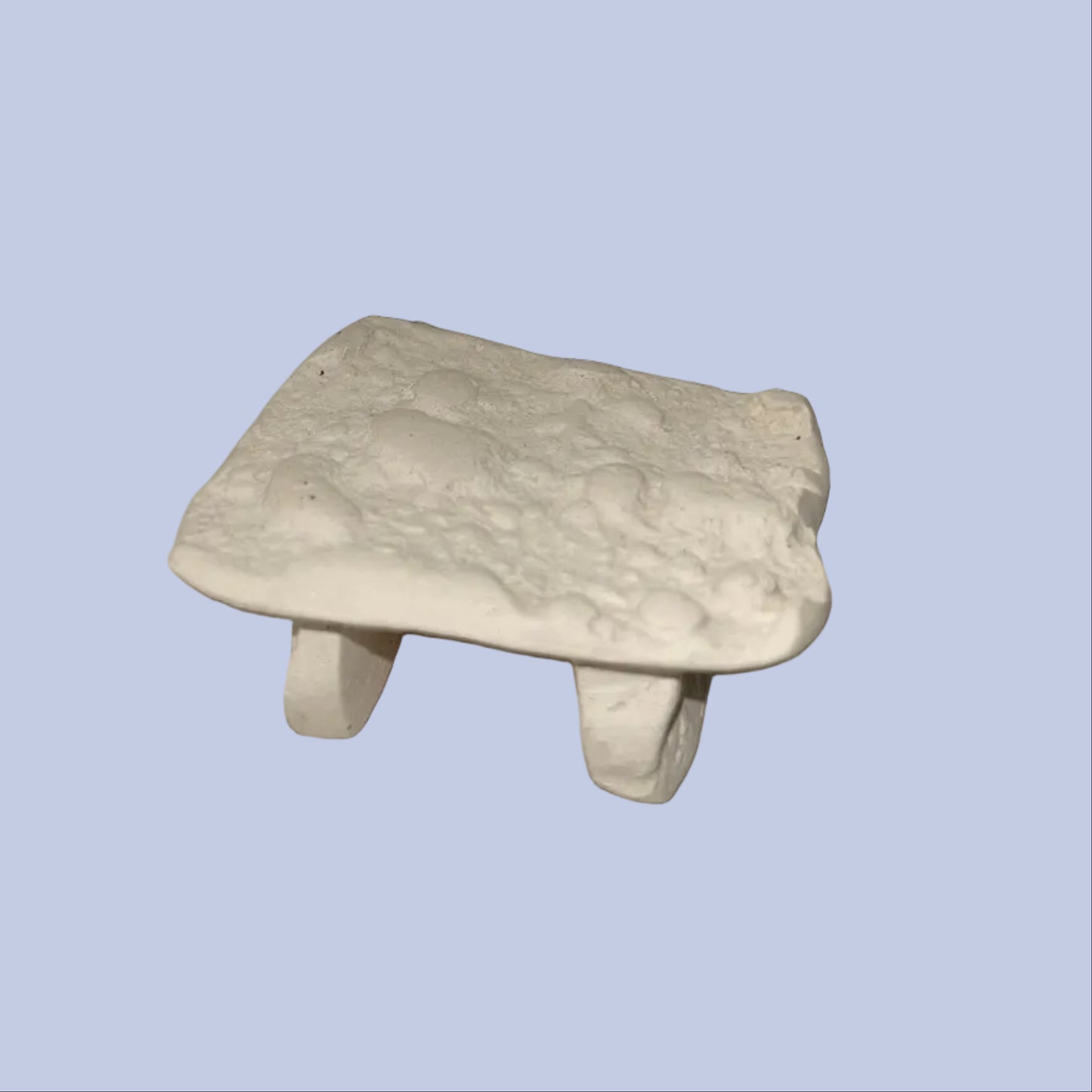 2.5" Mini Table Ceramic Bisque
