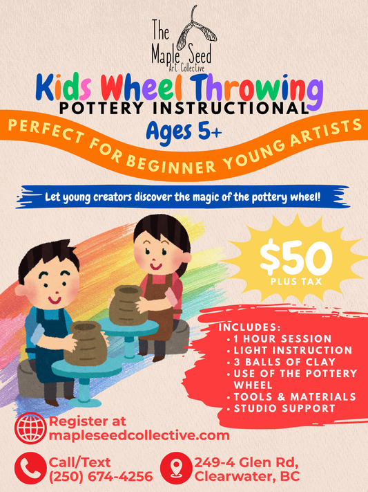 Kids Pottery Wheel Class