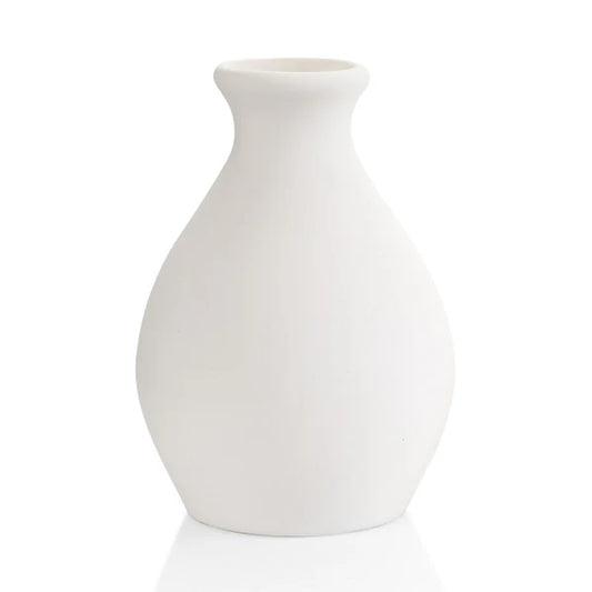 Pear Shaped Vase Ceramic Bisque