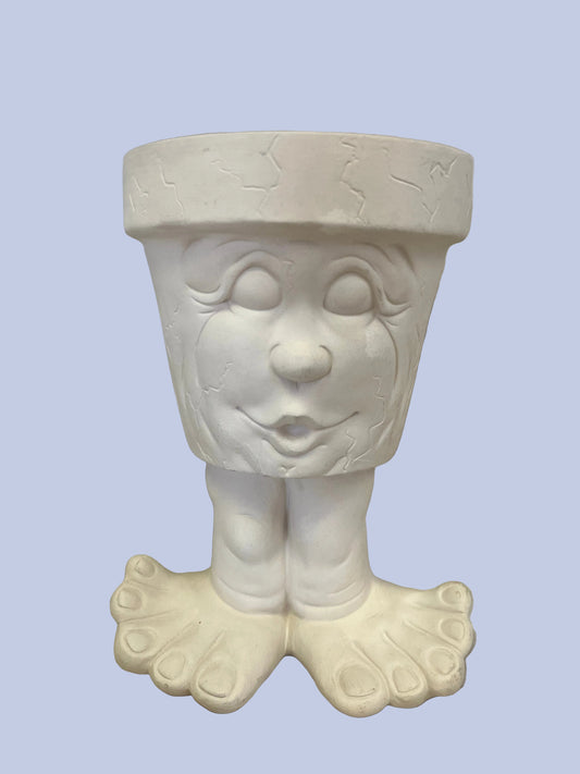 Planter Friend Ceramic Bisque