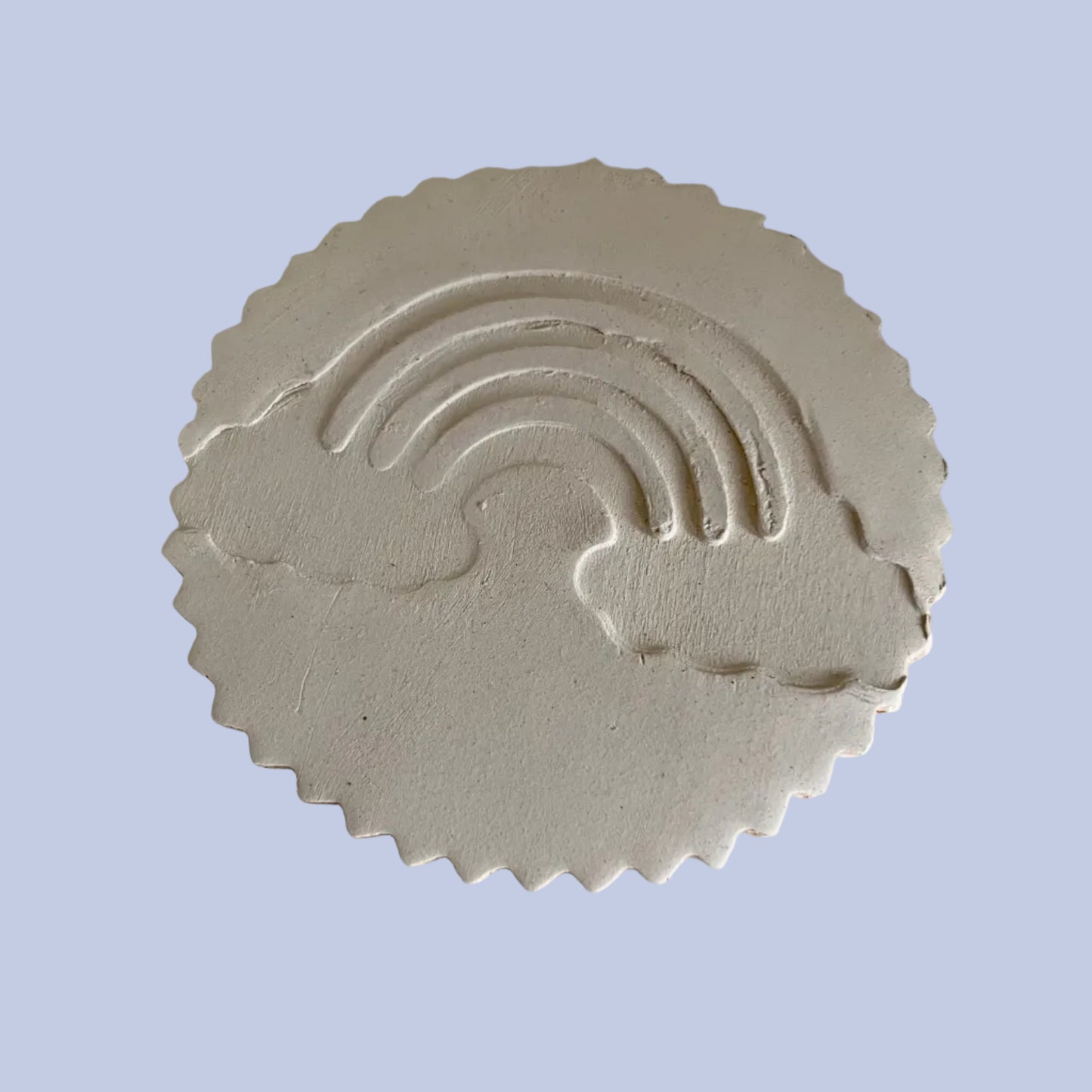 Rainbow Coaster Ceramic Bisque