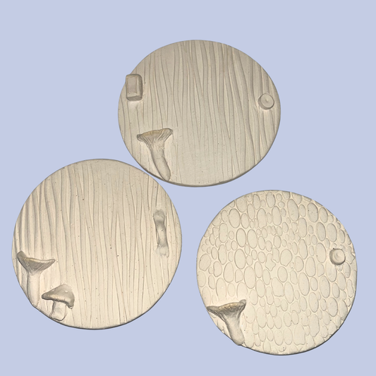 Round Fairydoor Ceramic Bisque