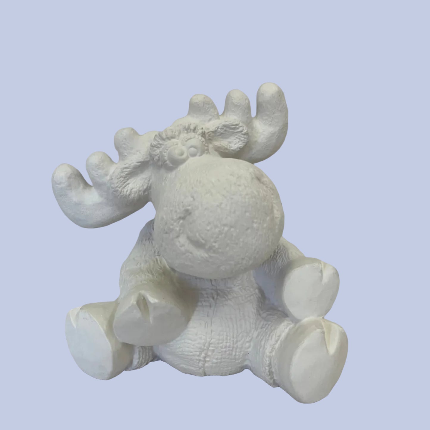 Silly Moose Friend Ceramic Bisque