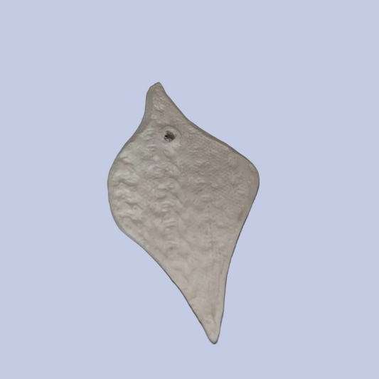 Teardrop Ornaments Ceramic Bisque