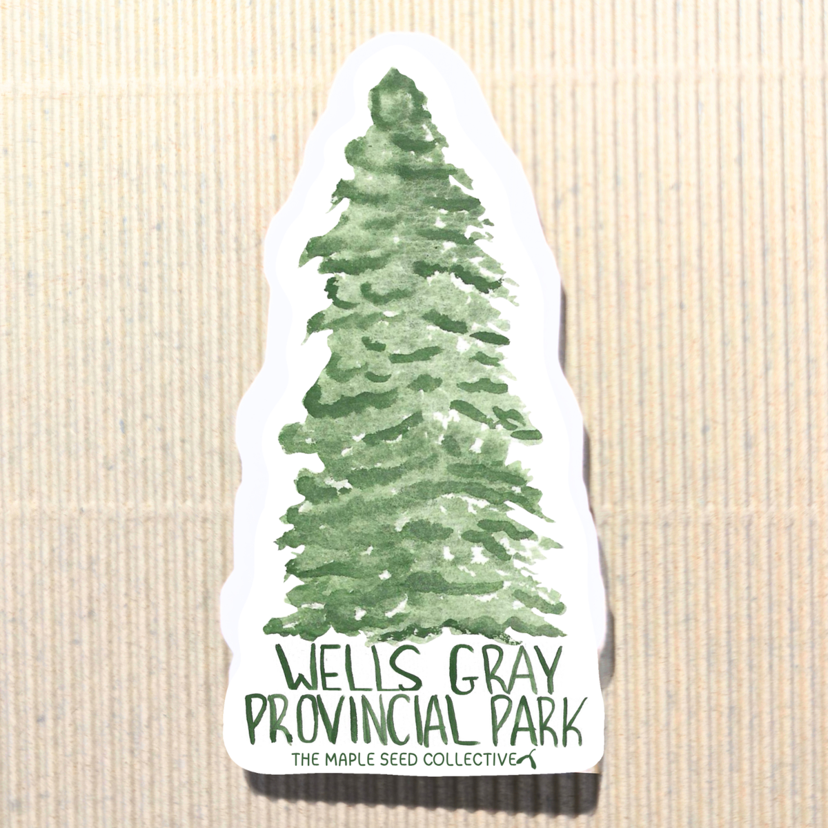 Wells Gray Tree Sticker