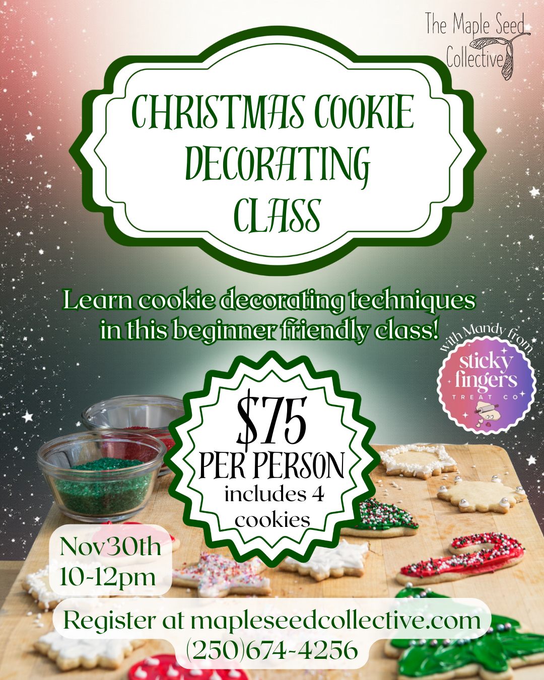 Christmas Cookie Decorating with Mandy