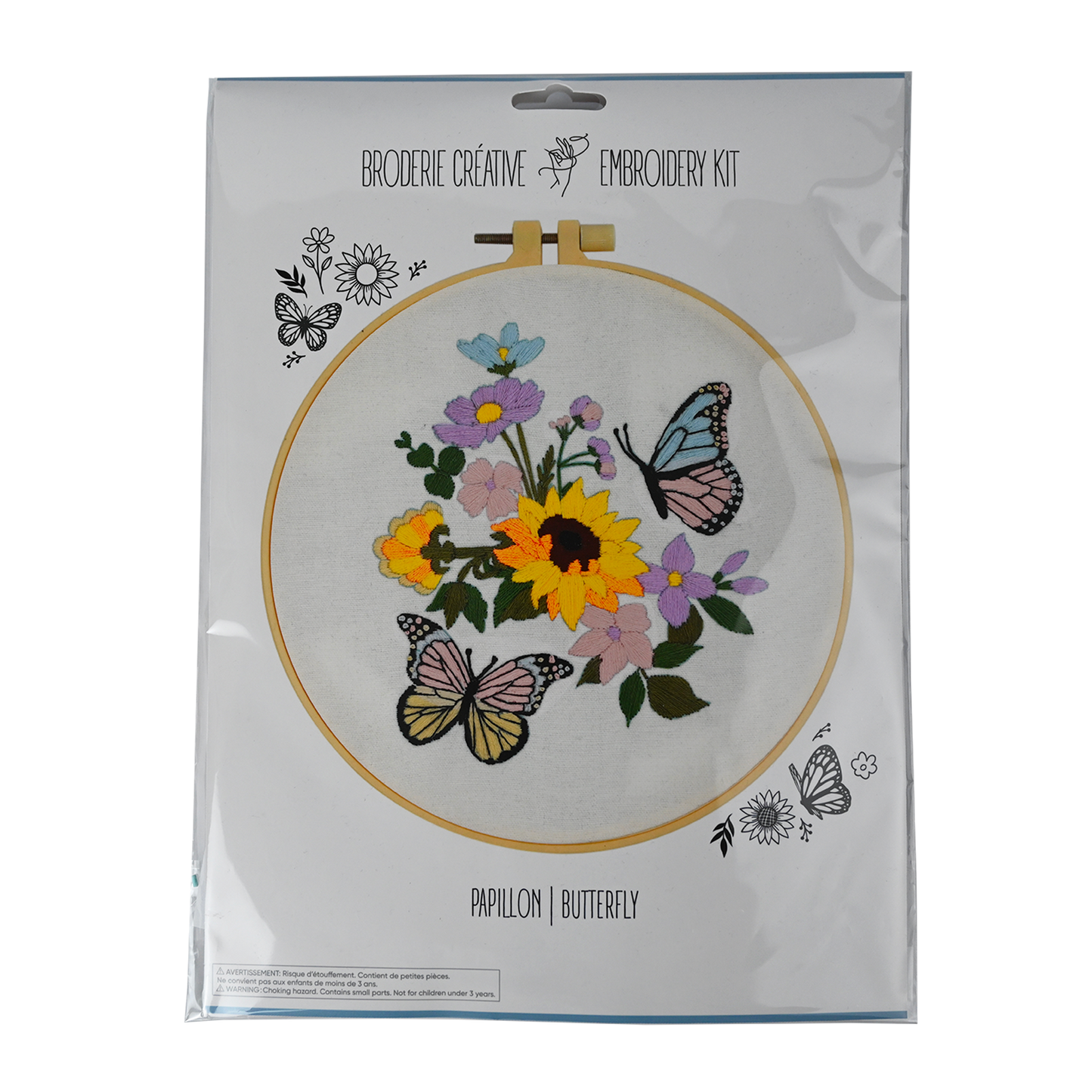 Butterfly Embroidery Kit