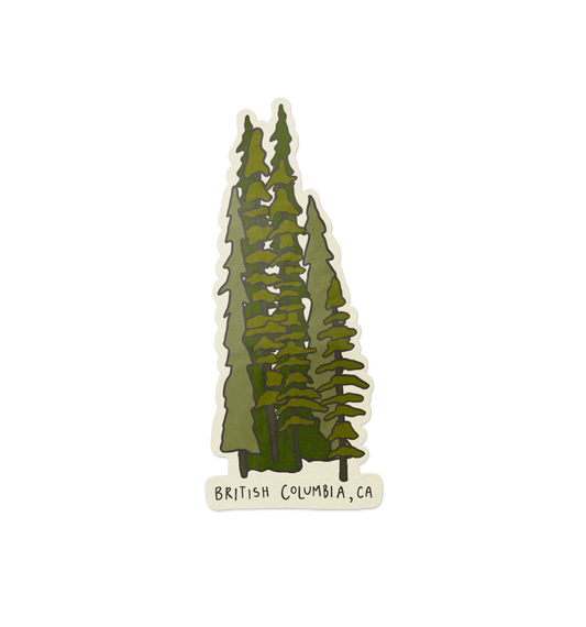 Tall Trees BC Sticker