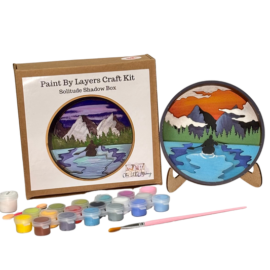 Solitude Shadow Box (DIY Acrylic Painting Kit)