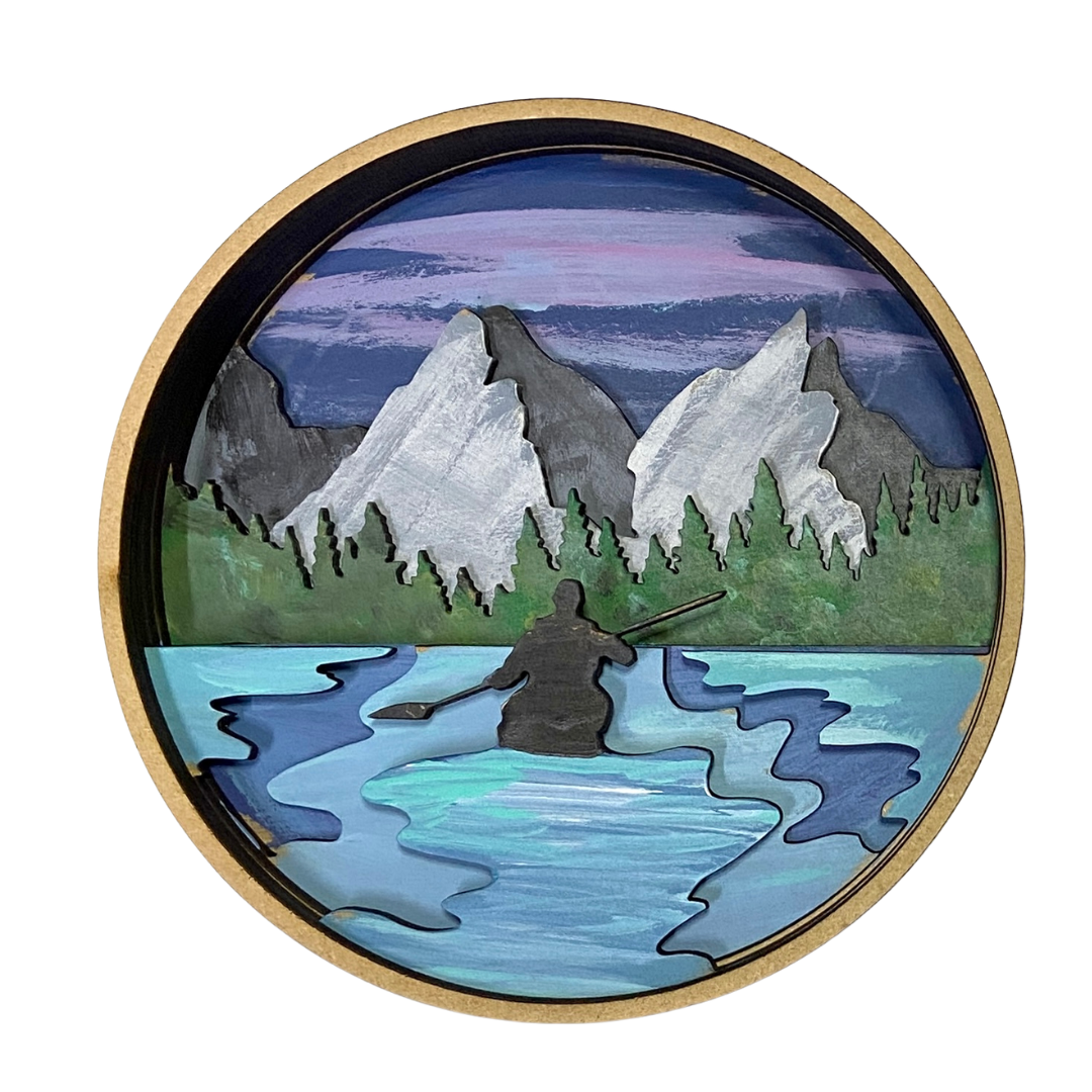 Solitude Shadow Box (DIY Acrylic Painting Kit)