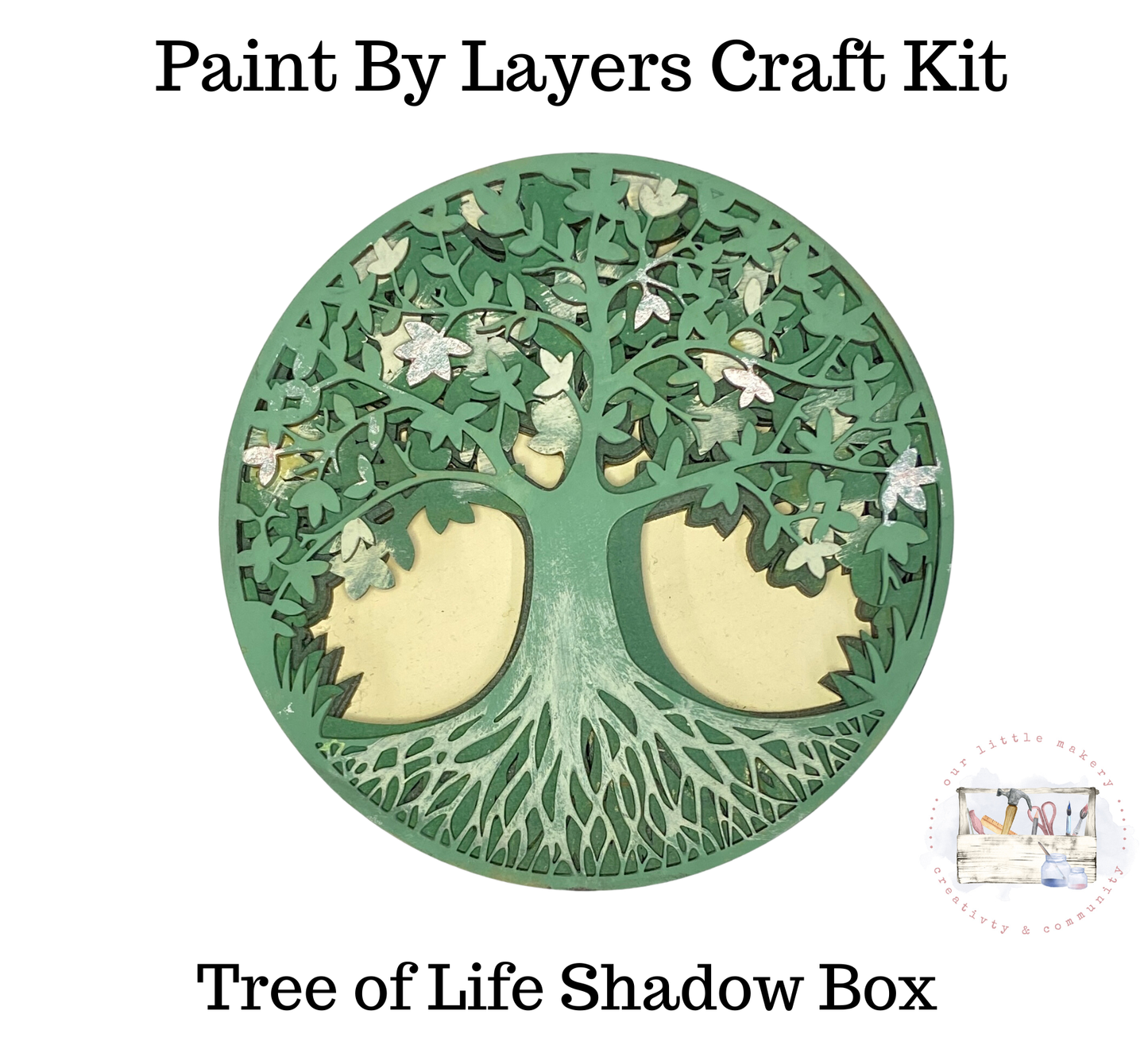 Tree of Life Shadow Box (DIY Acrylic Painting Kit)