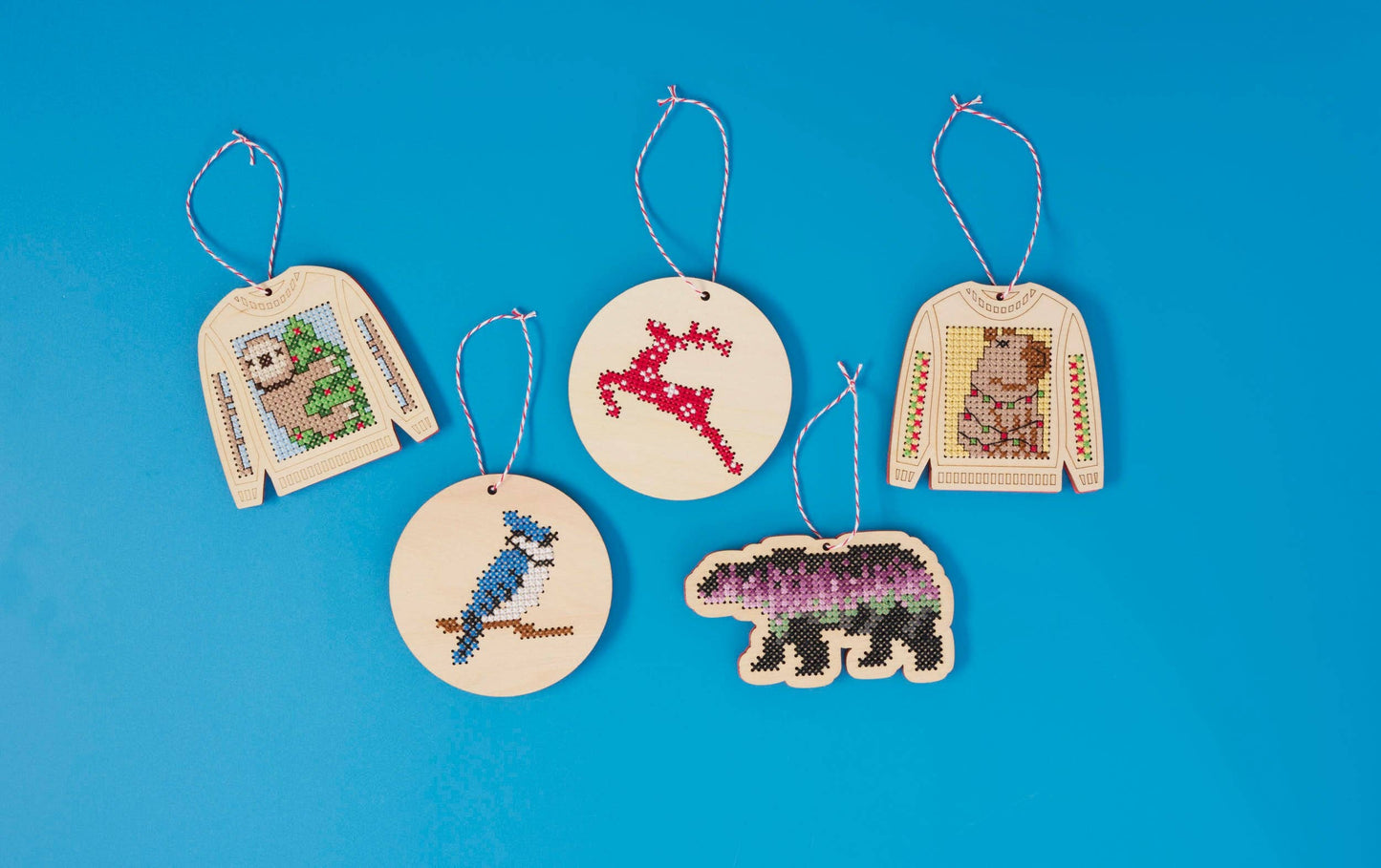 Borealis Bear Cross Stitch Kit