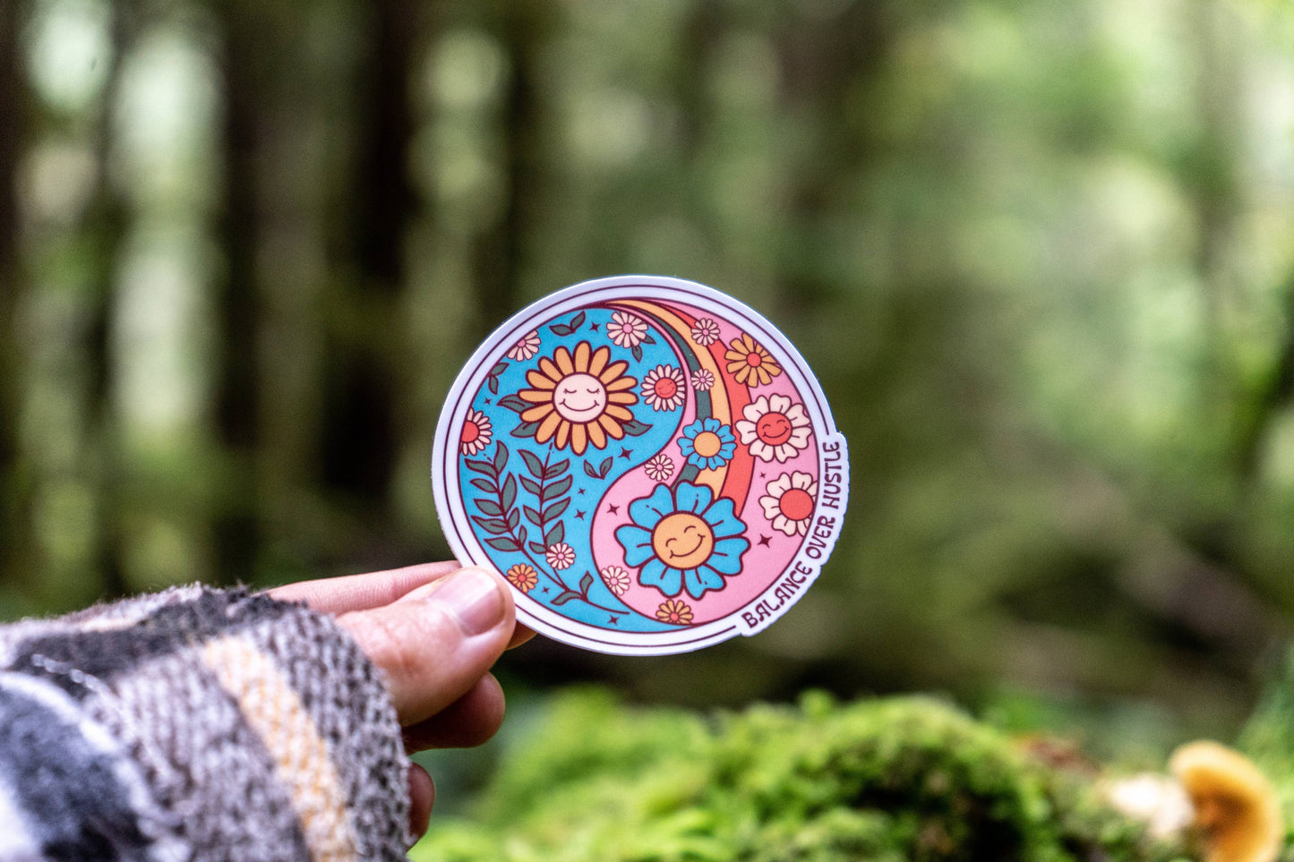 Balance Over Hustle Sticker