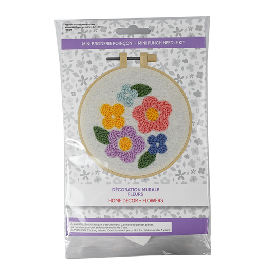 Meadow Flowers Punch Needle Kit