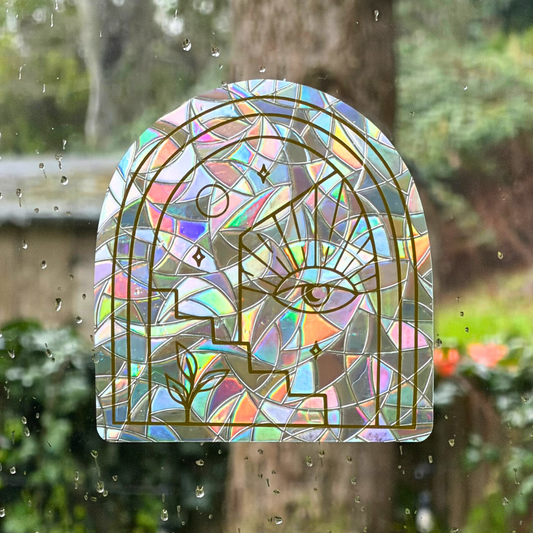 Bohemian Arch Suncatcher Window Cling