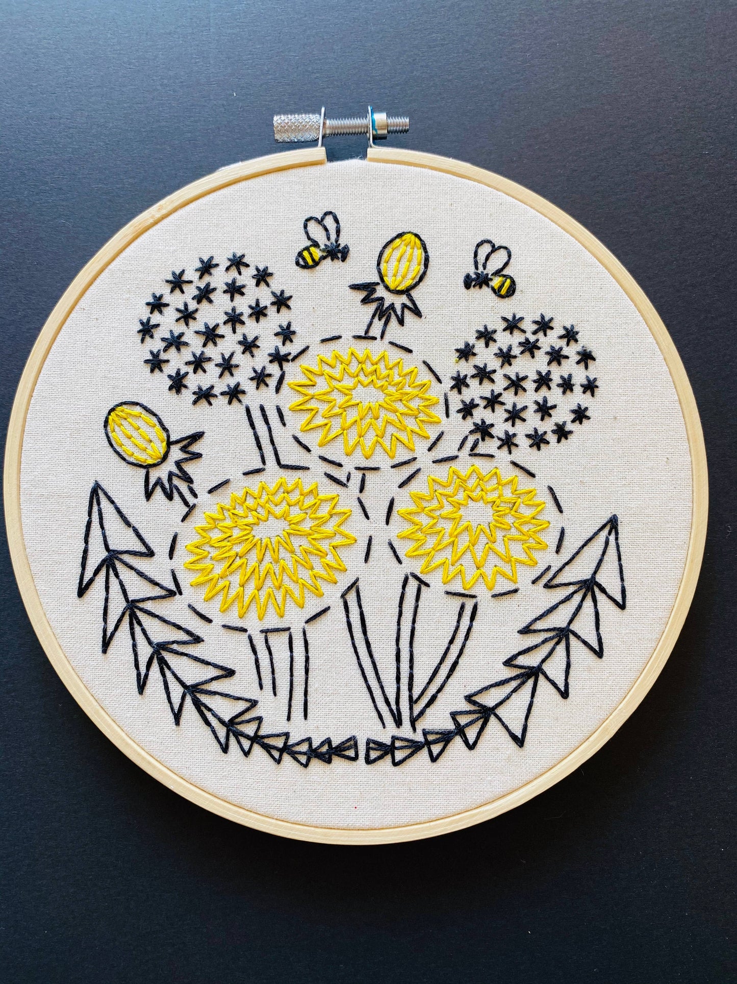 Dandelion Embroidery Kit