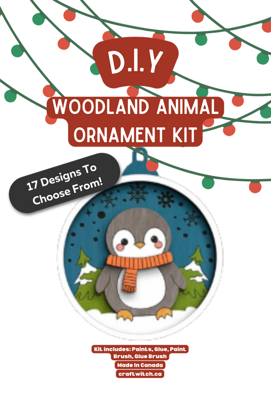 Penguin Winter Wonderland DIY Acrylic Ornament Kit