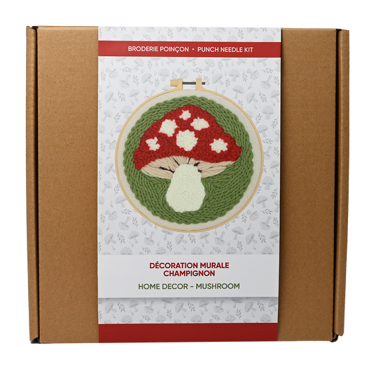 Mushroom Punch Needle Kit