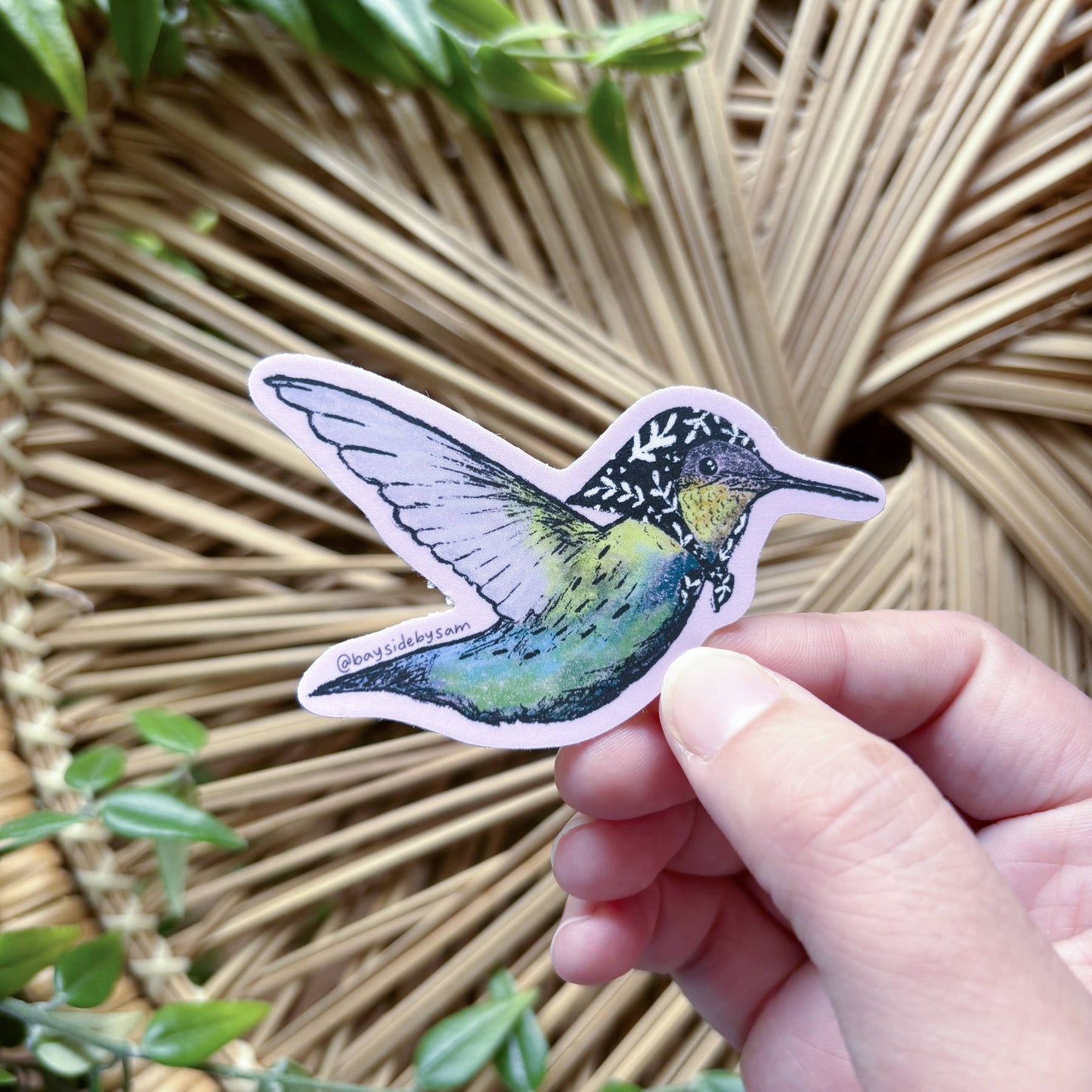 Nonna Hummingbird Sticker 