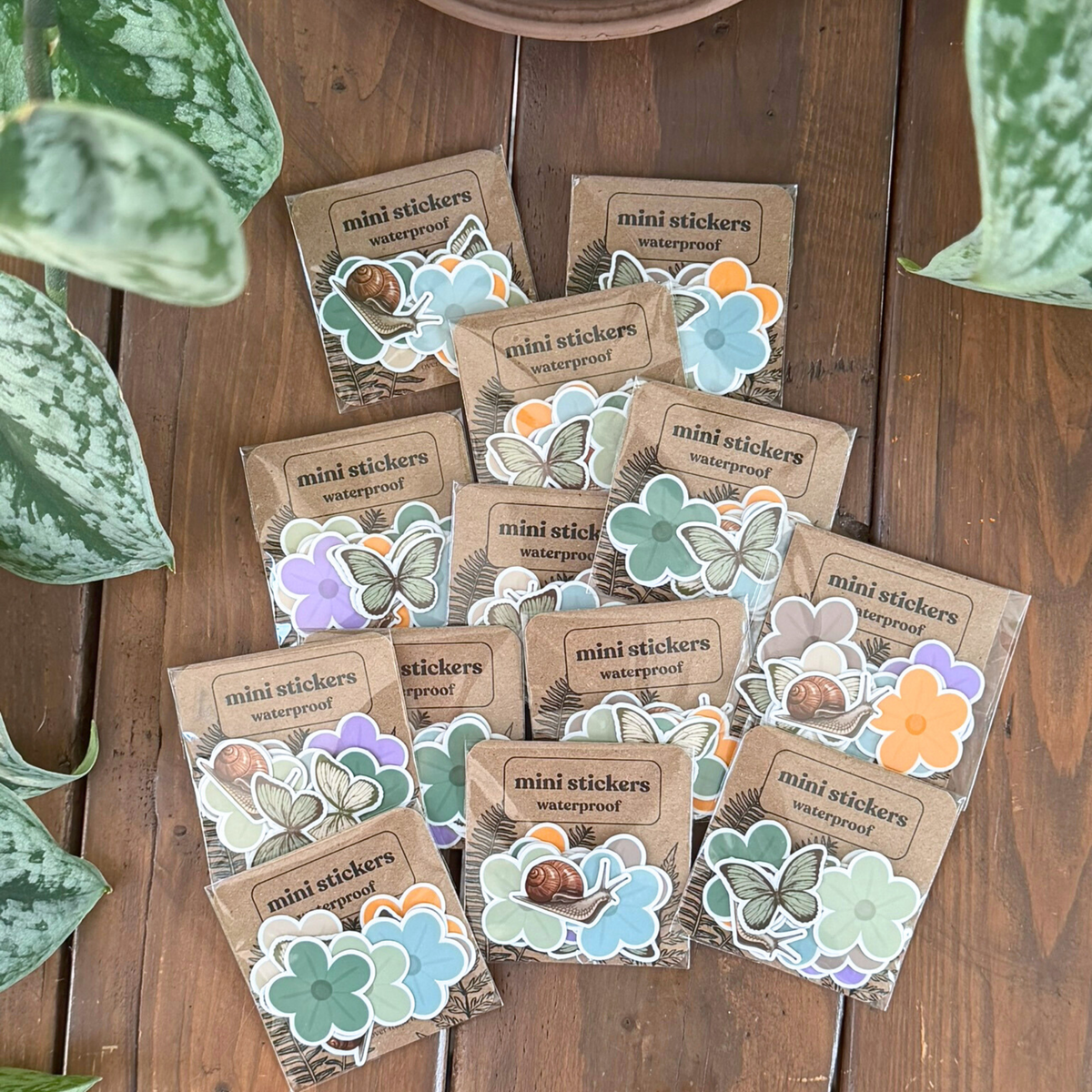 Mini Flower & Butterfly Stickers | Spring Sticker Pack