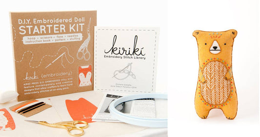 Bear Embroidery Starter Kit