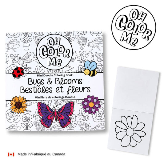 Bugs and Blooms Mini Coloring Book