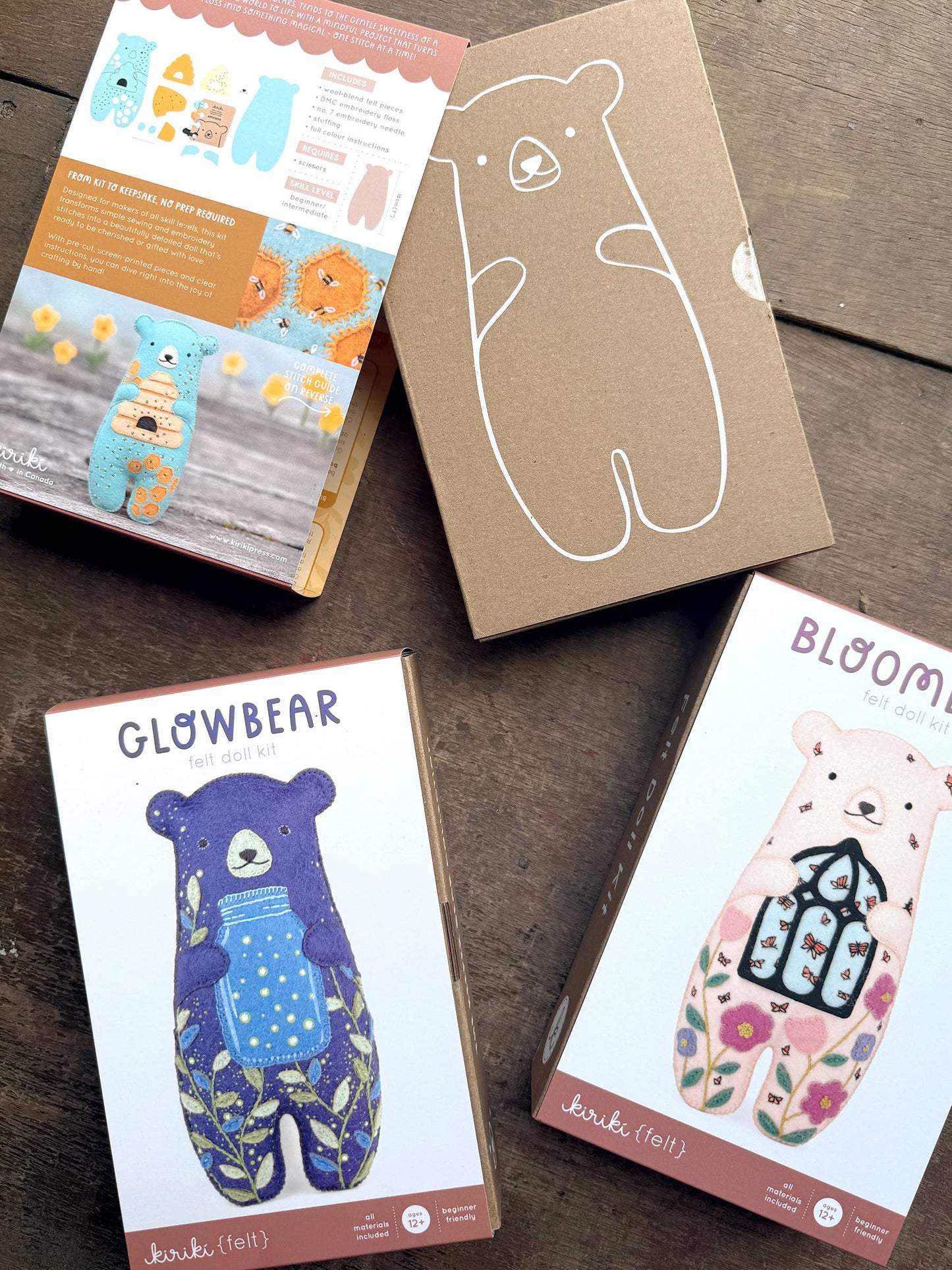 Honeybear Felt Doll Kit