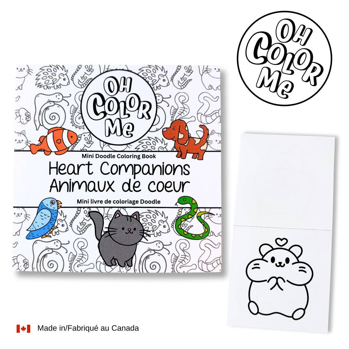 Heart Companions Mini Coloring Book