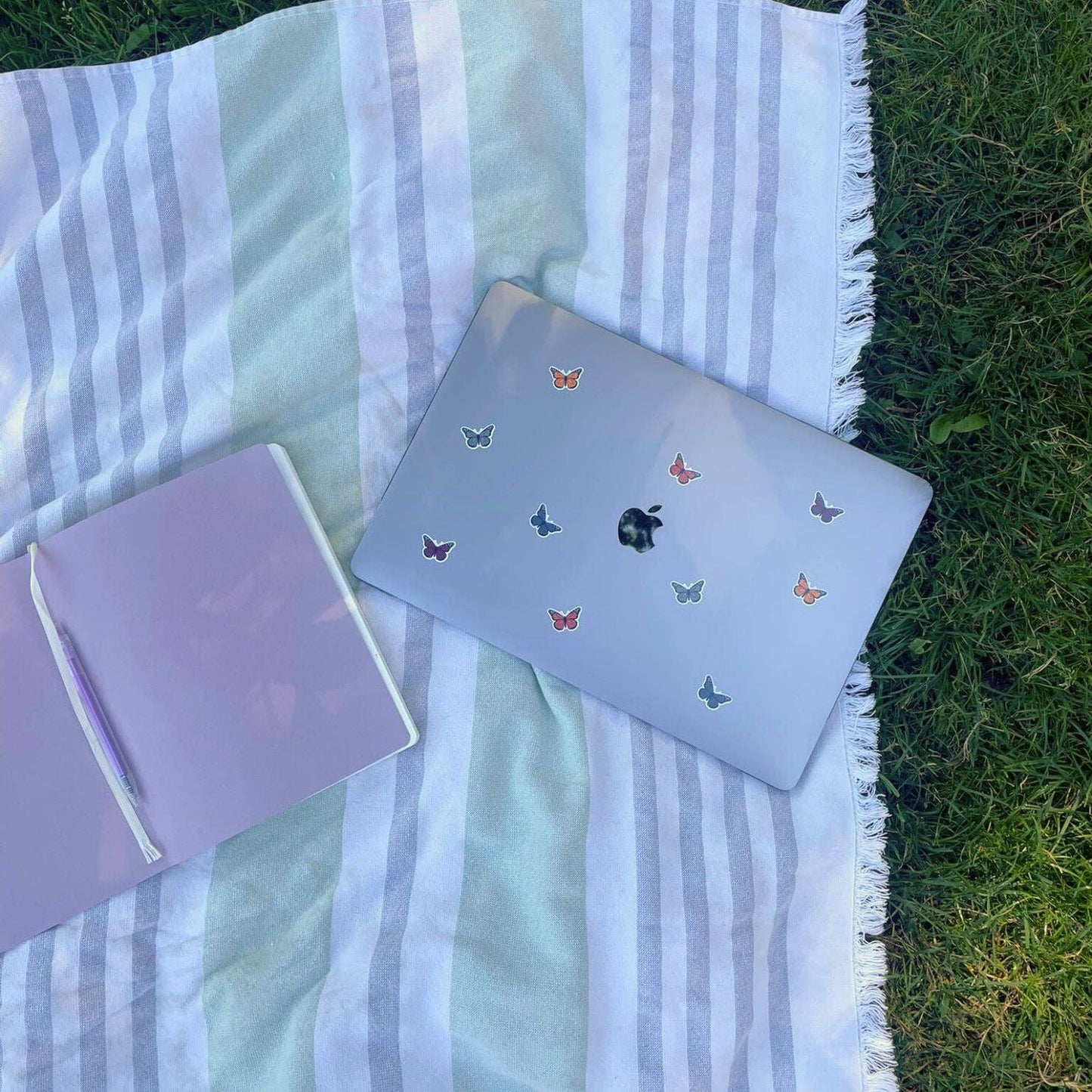 10 Mini Autumn Butterfly Stickers | Autumn Sticker Pack (10)