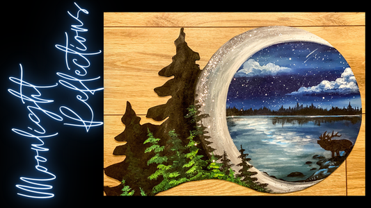 Moonlight Reflection (DIY Acrylic Painting Kit)