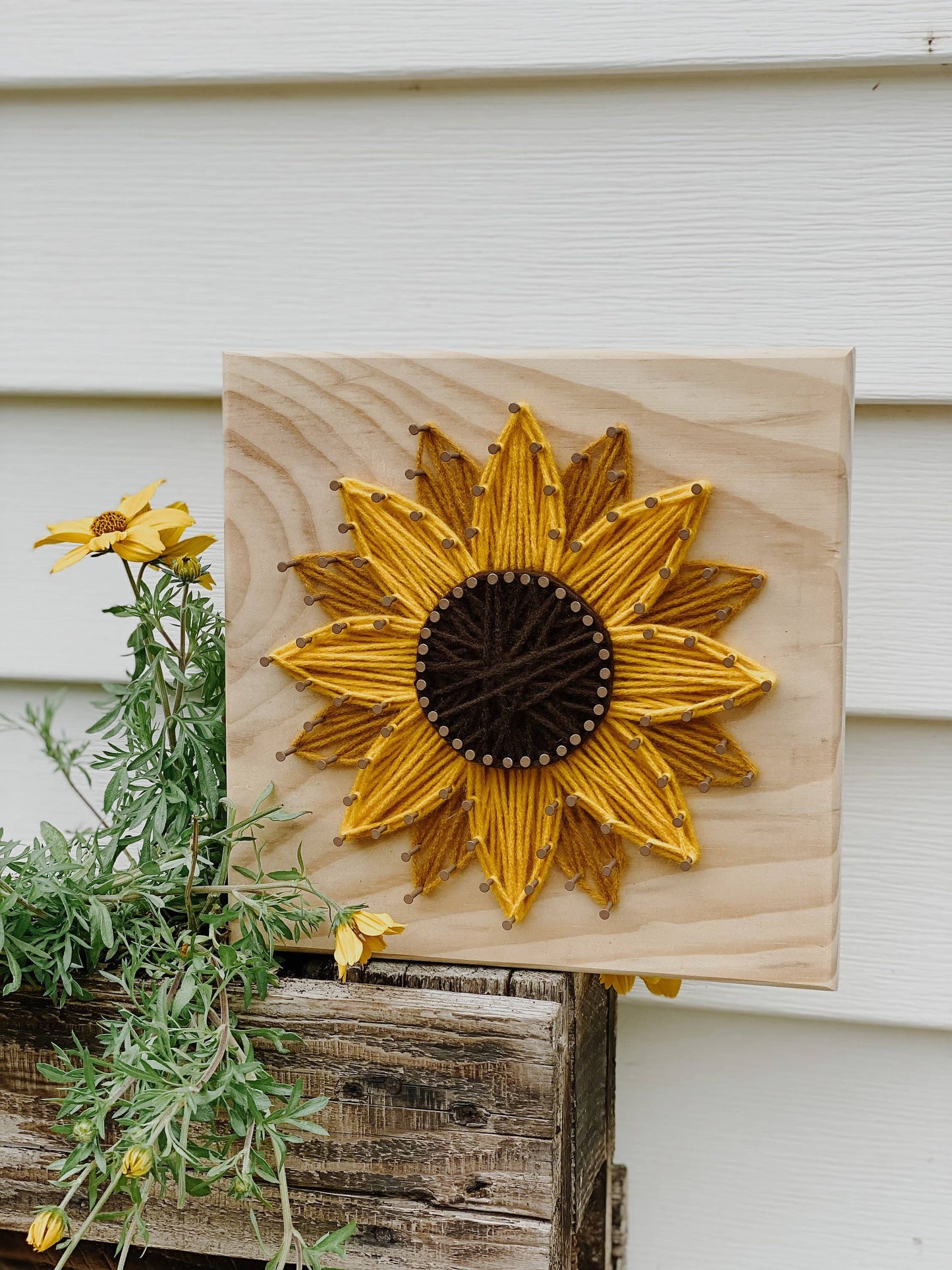 Sunflower String Art (DIY Kit)