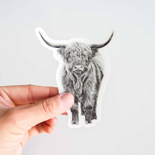 Highland Cow Sticker