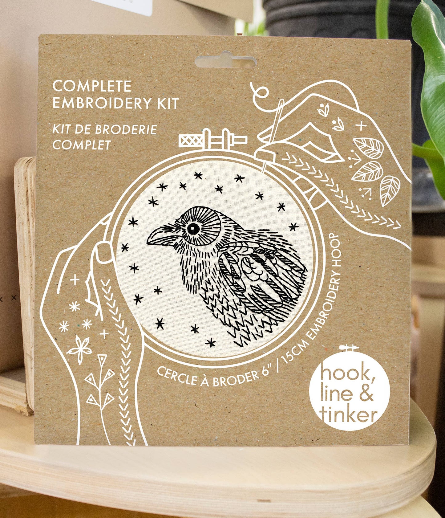 Raven Nevermore Embroidery Kit