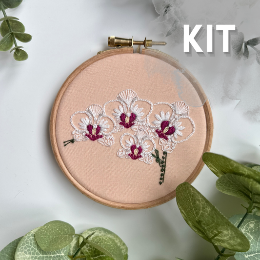 Opulent Orchid (Mini DIY Embroidery Kit)